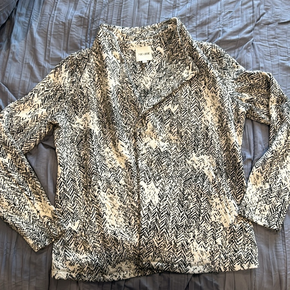 Women’s blazer S NIC+ZOE black and white